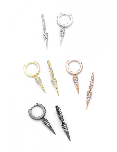 Ασημένια σκουλαρίκια