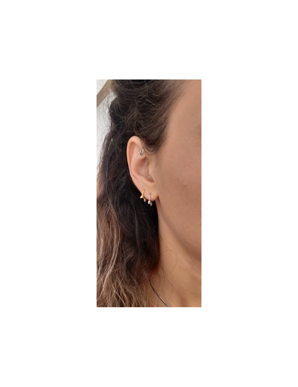 Maria black clearance klaxon twirl earring