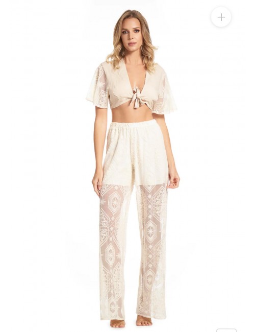 Cotazur Women's white tulum trousers